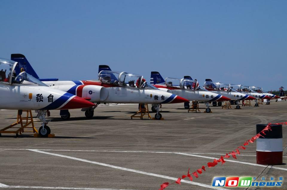 ▲國造AT-3噴射教練機。（資料圖／記者呂烱昌攝影.2015.9.22）