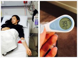 ▲李冰冰人在異地替新電影取景，不料電影沒拍成人先病倒。（合成圖／翻攝自李冰冰微博，2015.12.06）