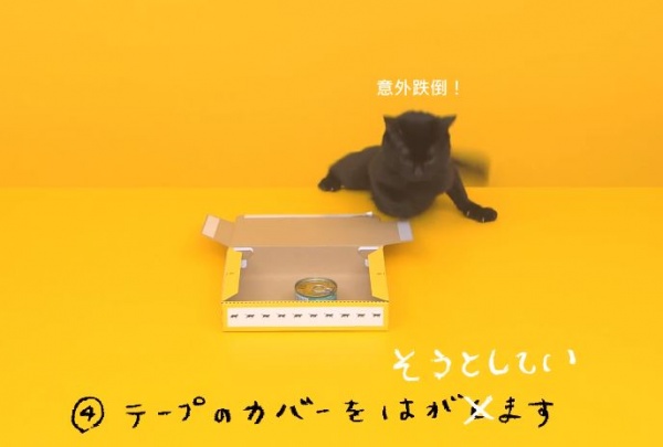 宅急便黑貓教你折便利箱NG版　還是一樣豪可愛啊～