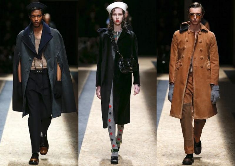 ▲PRADA 2016秋冬男裝秀以航海勇士為發想，2016早春女裝穿插其中。（圖／PRADA 提供）