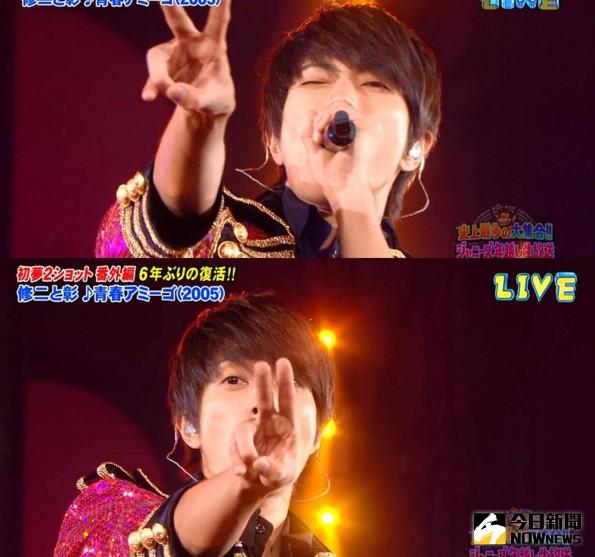 ▲山下智久意外現身跨年演唱會，跟鏡頭放電眨眼，讓現場觀眾尖叫聲不斷。（圖／翻攝自Instagram）