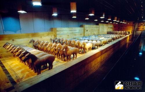 漢陽陵博物館內展示的出土文物