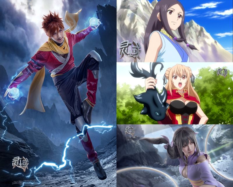 ▲愛奇藝在大陸創下高點擊率的動漫「靈域」和「神明之冑」皆已上架，台灣觀眾可以同步收看。（圖／愛奇藝，2016.01.29）