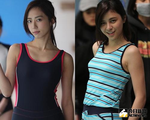 ▲Popu Lady宇珊（右）、洪詩拍攝酷瞧新戲。（圖／酷瞧，2016.01.26）