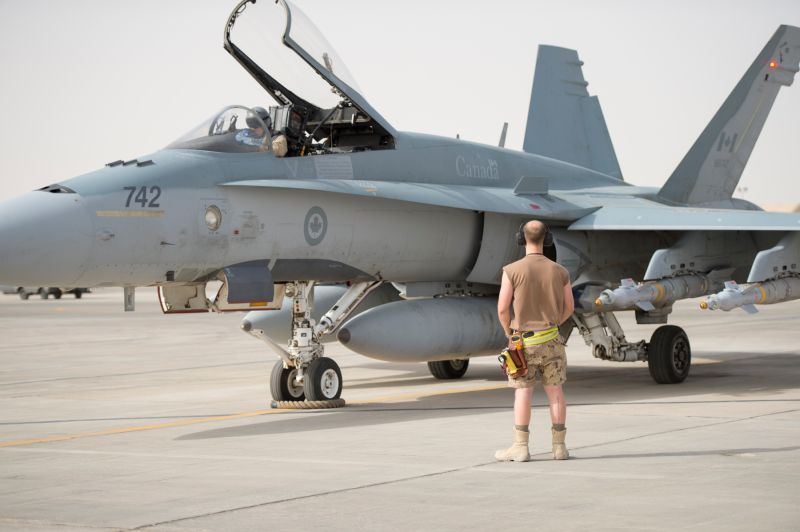 ▲加拿大空軍CF-18戰機。（圖／加拿大國防部.2016.1.30）