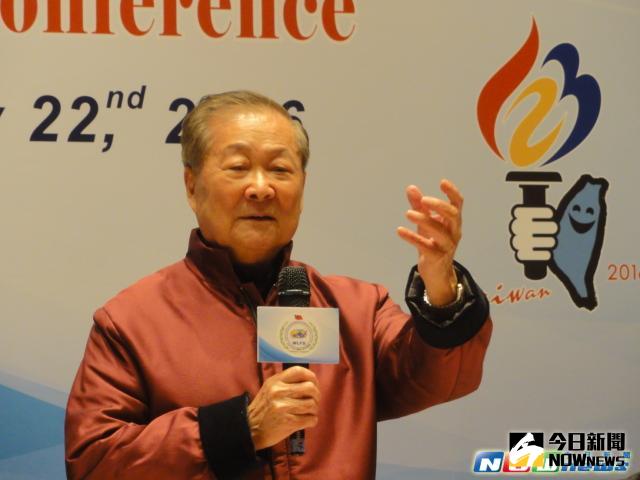 ▲123世界自由日慶祝大會在台舉行，大會主席、世盟總會長饒穎奇表示，期盼台灣民主更加深化，並且提升品質。（圖／記者王鼎鈞攝,2016.1.22）