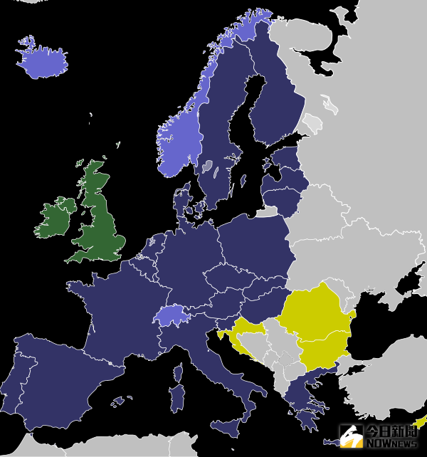 ▲《申根既有規範》（Schengen acquis）為歐盟法律的一部分，目前除了愛爾蘭和英國外，其餘的歐盟國家均被要求履行《申根既有規範》，「申根區」幅員廣大，目前已有超過4億人口在區內流動，面積達4,312,099平方公里。（圖／翻攝自維基百科）