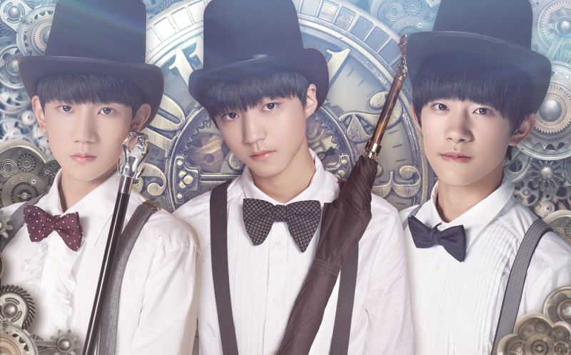 ▲大陸嫩男團體「TFBOYS」來台發片。（圖／索尼音樂提供，2016.01.02）