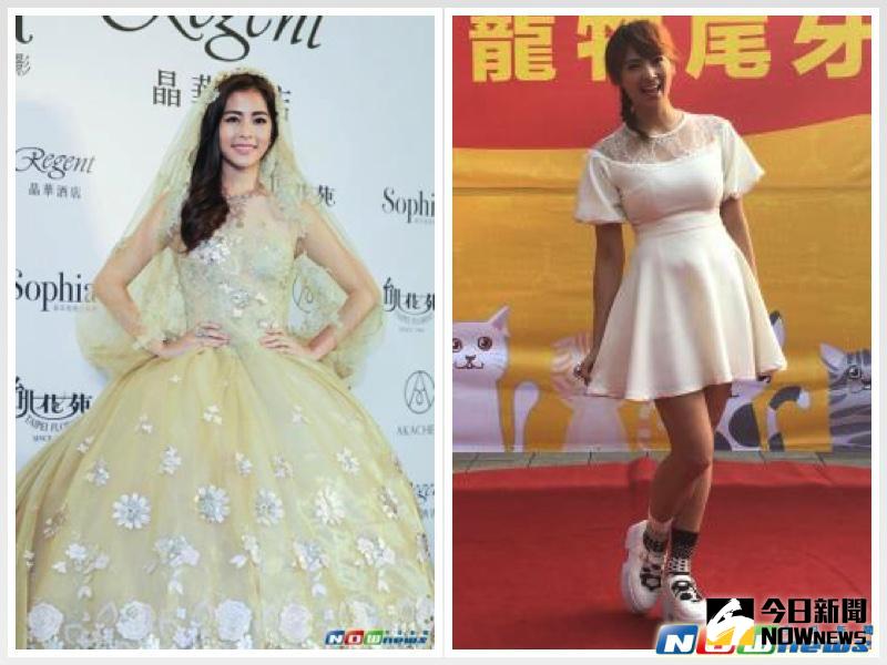 ▲任容萱（左）外傳因不滿自己女主角的戲分被阿喜後來居上，因此不願配合宣傳新電影《他媽媽的藏寶圖》。（合成圖／NOWnews特派楊竣強、公關照，2016.01.13）