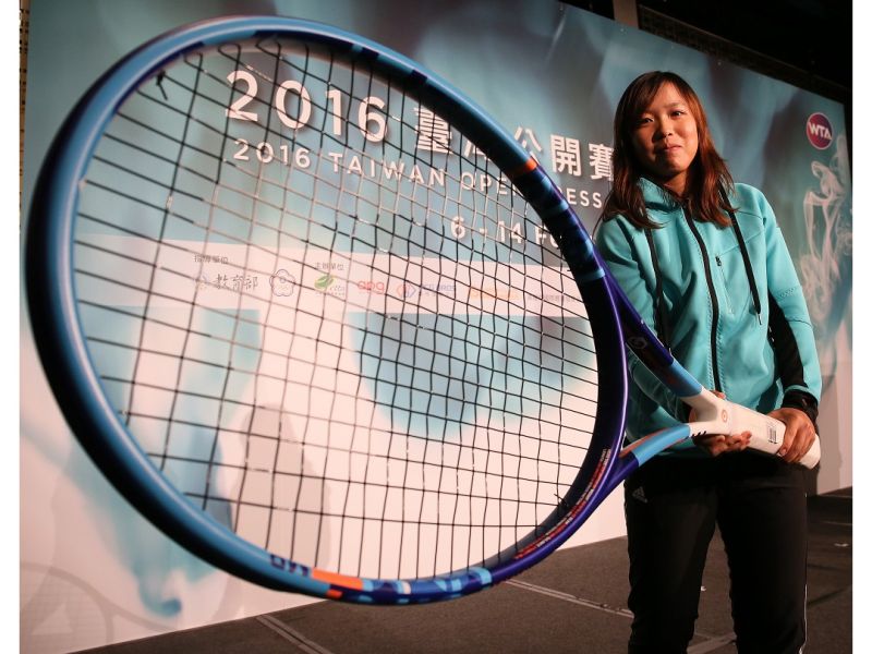 ▲李亞軒期望對決球后Venus williams。（圖／記者李天助攝）