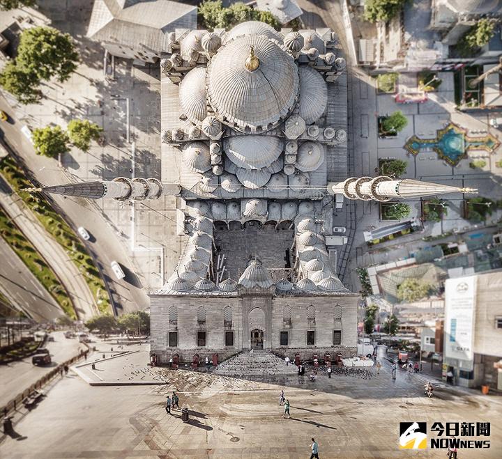 攝影師創意巧拍『彎曲的伊斯坦布爾』