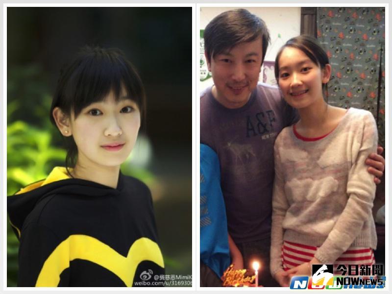 ▲林煒（右圖左）的寶貝女兒Ashley外型亮眼又擅樂器，讓他滿是驕傲。（合成圖／橞霙經紀工作室、翻攝自龔慈恩微博，2016.02.15）