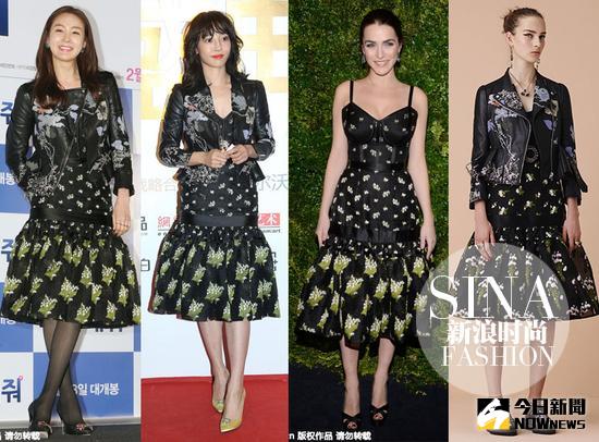 崔智友、白百何、Bee Shaffer撞衫Alexander McQueen。