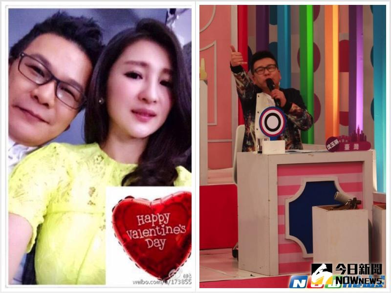 ▲沈玉琳和老婆芽芽（左圖右）結婚六年多，他常上節目分享兩人相處的趣事。（合成圖／公關照、翻攝自沈玉琳臉書，2016.02.28）