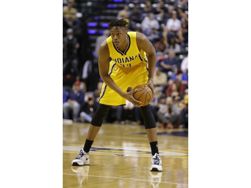 ▲壽星Myles Turner單場攻下24分，全隊最高。（圖／美聯社／達志影像）