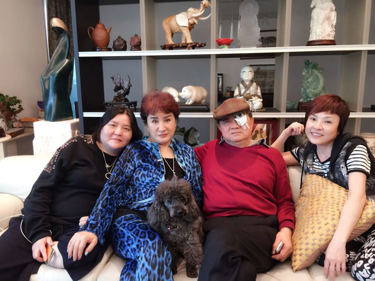 ▲楊麗花（左二）忍痛證實老公洪文棟（右二）過世。（圖／NOWnews資料照）