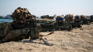 ▲南韓軍方表示，陸戰隊組建了一支3000人的精銳部隊，可24小時內在北韓任何地方發動突襲。圖為美韓陸戰隊參加雙龍聯合軍演。（圖／美國海軍陸戰隊2016.3.21）