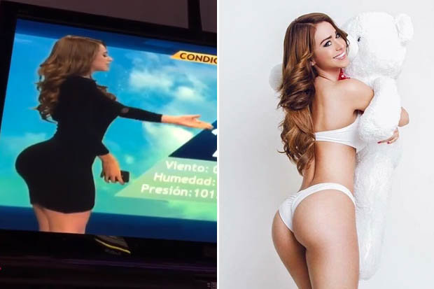 ▲墨西哥知名氣象女主播賈西亞（Yanet Garcia）。（圖／翻攝自dailystar）