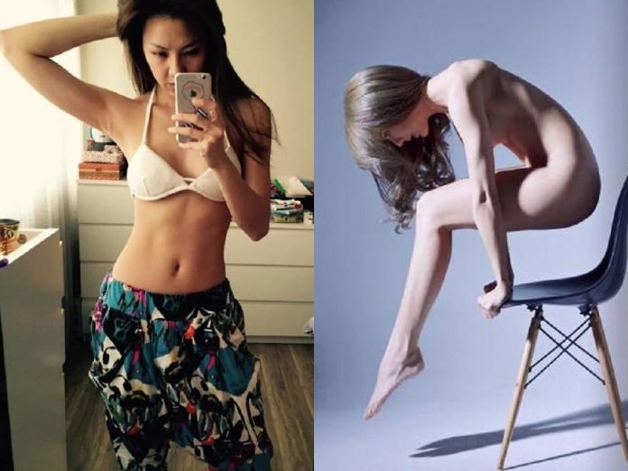 ▲劉雨柔出書附贈全裸寫真。（合成圖／擷自粉絲*劉雨柔*同樂臉書粉絲頁，2016.03.02）