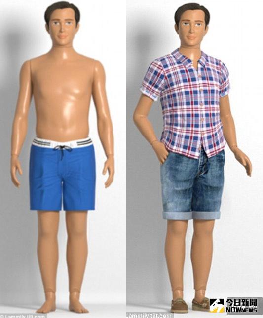 ▲藝術家藍姆（NickolayLamm）推出「正常版肯尼」。（圖／翻攝自《每日郵報》）