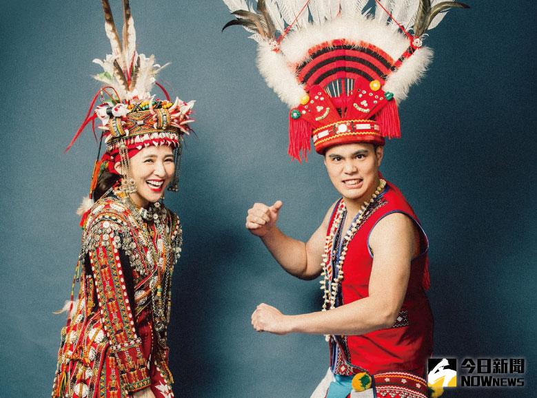 ▲梁文音（左）與張念平訂婚將依照魯凱族習俗舉辦。（圖／環球提供，2016.03.15）