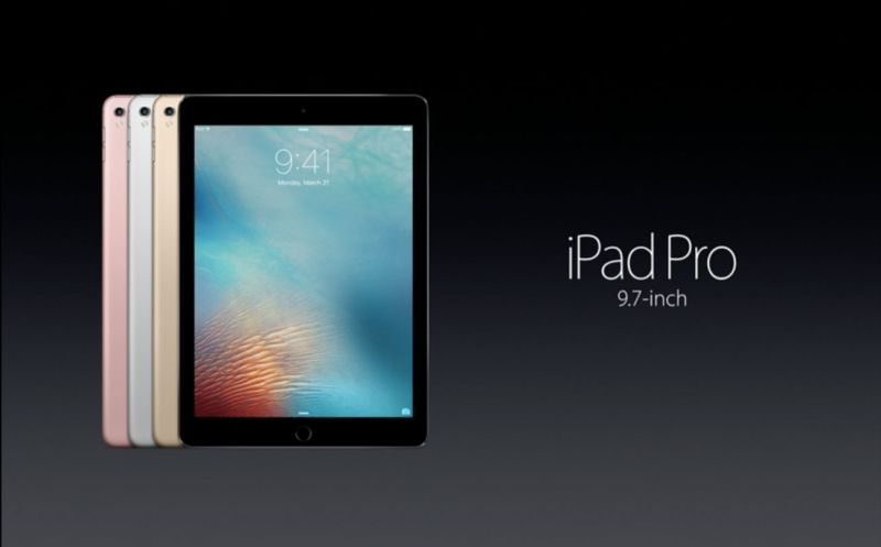 ▲9.7吋iPad Pro的規格比12.9吋還高（圖／取自Apple線上發表會）