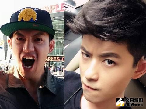 威廉（左）對敖犬打官司一事，也相當無奈。（圖／翻攝自二人臉書。2016.03.04）