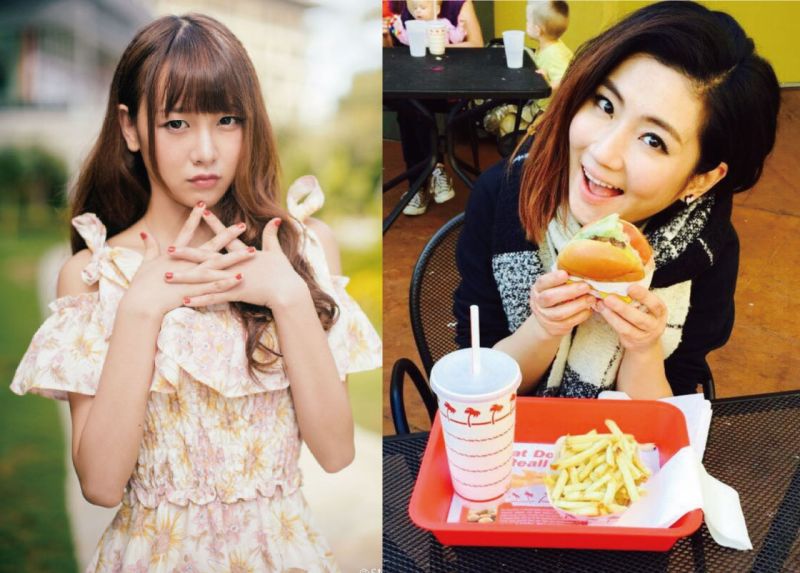 ▲唐安琪（左）燒傷程度疑似比先前Selina還嚴重。（合成圖／翻攝自Selina臉書、SNH-48唐安琪微博，2016.03.03）