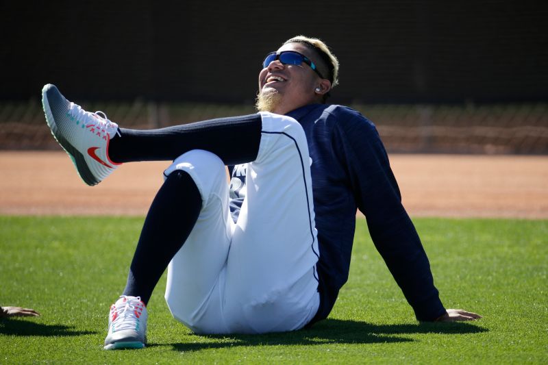 ▲水手推出了一系列新球季的宣傳廣告，其中主角當然少不了「國王」Felix Hernandez。（圖／美聯社資料照／達志影像）