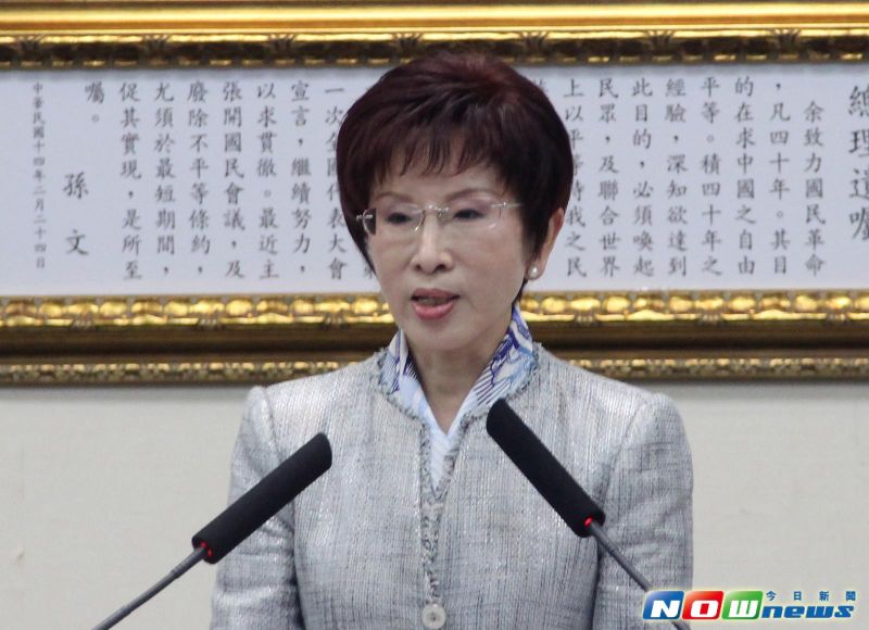 ▲國民黨中常會13日通過決議，建議馬政府520前不得特赦陳水扁。（圖／記者葉滕騏攝,2016.04.13）