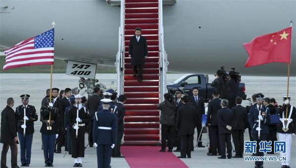 當地時間30日，習近平抵達美國首都華盛頓，應邀出席第四屆核安全峰會。