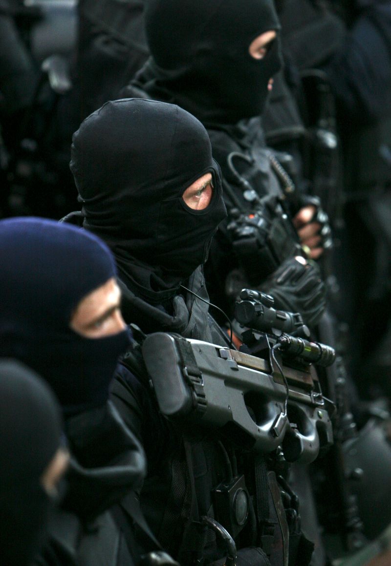 ▲法國憲兵特勤隊(GIGN)。（圖／達志影像／美聯社）