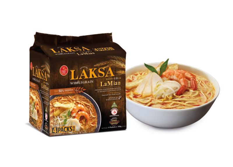 ▲新加坡百勝廚“叻沙全穀拉麵”（Prima Taste Singapore Laksa Wholegrain La Mian）。（圖／公關照片）