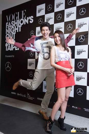 ▲女星楊謹華、男星錦榮出席時尚活動，神采奕奕。（圖／公關提供）