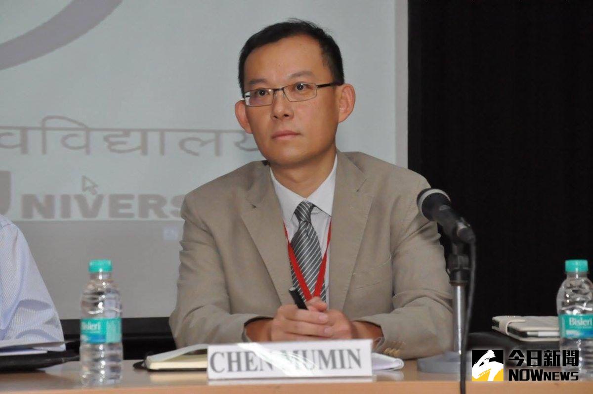 ▲駐印度副代表陳牧民今天在印度商業大城孟買（Mumbai）出席研討會，講述台印度關係近30年來的演變。資料照。（圖／陳牧民提供）