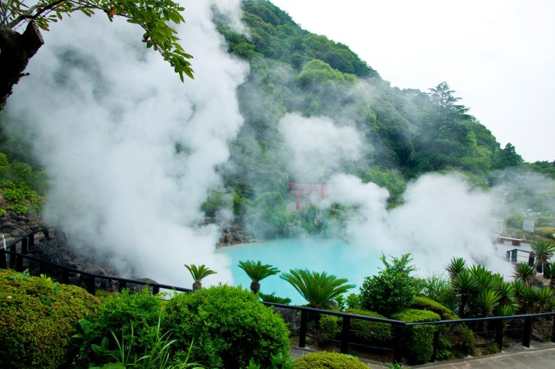 ▲位於大分線，由八處溫泉地所構成的「別府八湯」。（圖／樂天旅遊提供）