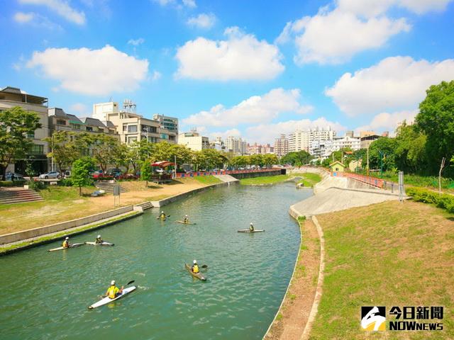 ▲大里康橋適合輕艇賽。（圖／林重鎣攝）