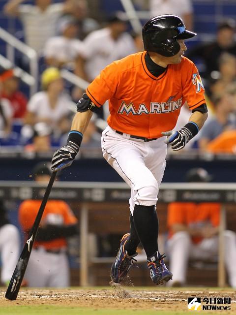 ▲馬林魚隊鈴木一朗敲出2支安打。（圖／美聯社／達志影像）