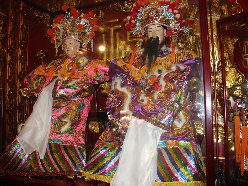 大甲鎮瀾宮29年前從大陸迎回聖父母，農曆三月二十二日積慶公聖誕，將辦隆重的祝壽儀式。記者陳榮昌／攝