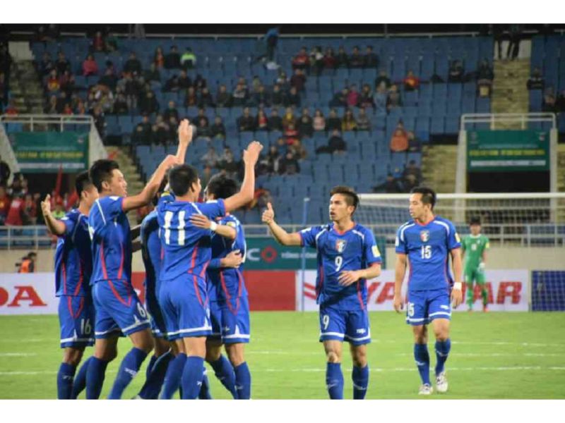 中華男足率先進球，可惜未能笑到最後，終場被越南4：1逆轉擊敗。（圖／中華足協提供）