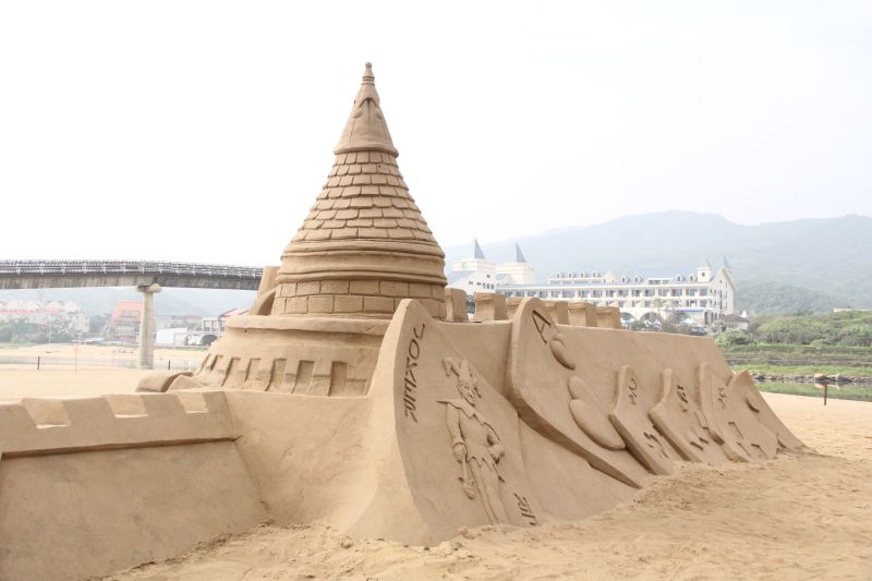 ▲2015福隆沙雕藝術季。（圖／東北角暨宜蘭海岸國家風景區管理處提供，2015.4.28）