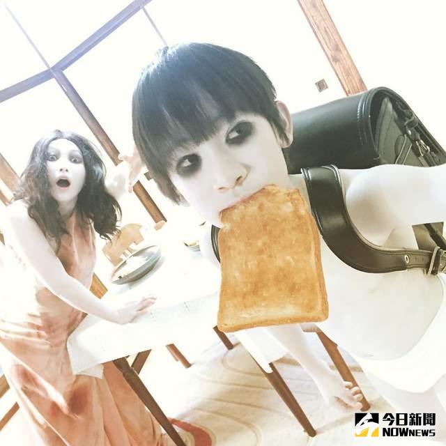 ▲咒怨女鬼的生活？超恐怖日常曝光。（圖／翻攝自Instagram）