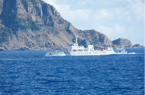 中國海警船一度進入釣島周邊海域　日方警監
