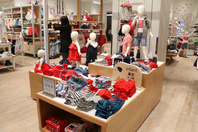 ▲Gap登陸南紡購物中心開幕優惠回饋率高達30%以上。