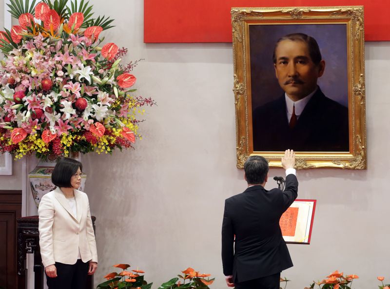 ▲中華民國第14任總統副總統宣誓就職典禮20日在總統府舉行；總統當選人蔡英文，成為中華民國首位女總統。（圖／台北市攝影記者聯誼會提供,2016.5.20）