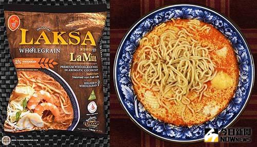 新加坡:百勝廚叻沙全麥拉麵。 新加坡:百勝廚叻沙全麥拉麵。