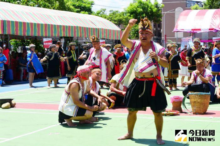 ▲布農族射耳祭桃園再現。