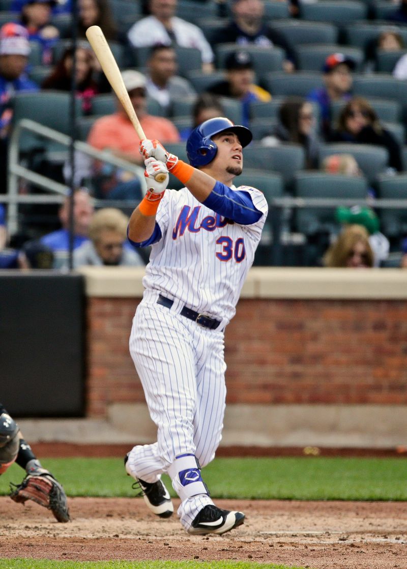 ▲Michael Conforto改打第三棒之後，狀況持續火燙，此役貢獻4支3。（圖／美聯社／達志影像）