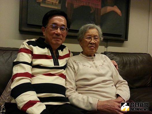 ▲扁媽陳李慎（右）於15日下午辭世，蔡英文總統、行政院長蘇貞昌皆表不捨，盼家屬節哀保重。（圖／翻攝自陳致中臉書）