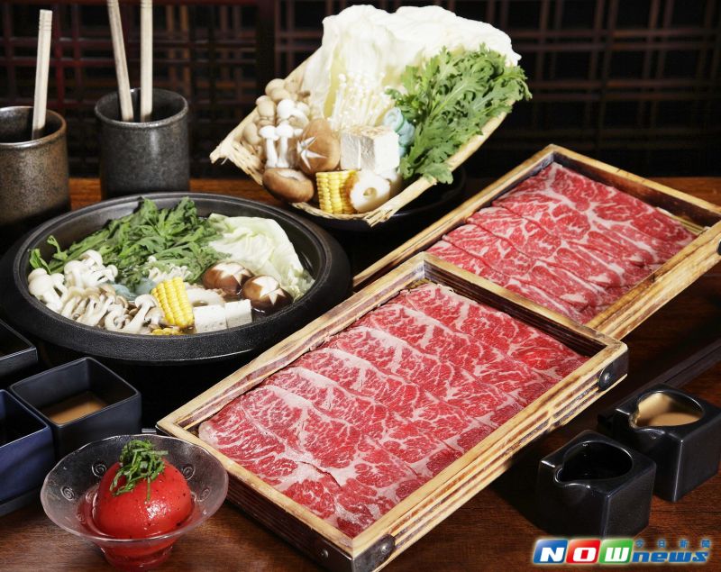 ▲宜蘭晶泉丰旅「三燔礁溪」壽喜燒料理採用的食材。〔圖／晶泉丰旅提供〕